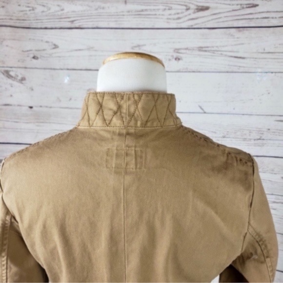 Club Monaco Tan Utility Jacket Button Front Small - Picture 4 of 5